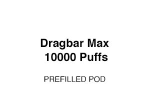 DRAGBAR MAX PREFILLED POD 10000 PUFFS