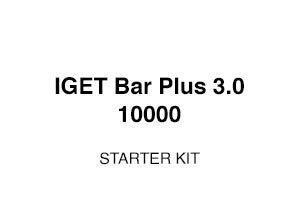 IGET Bar Plus 3.0 10000 Starter Kit