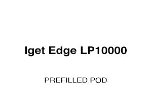 IGET Edge LP10000 Prefilled Pod