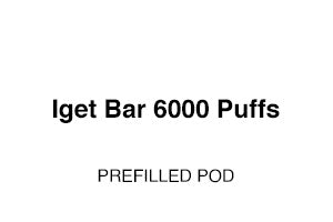 IGET Bar Plus 6000 Puffs Prefilled Pod