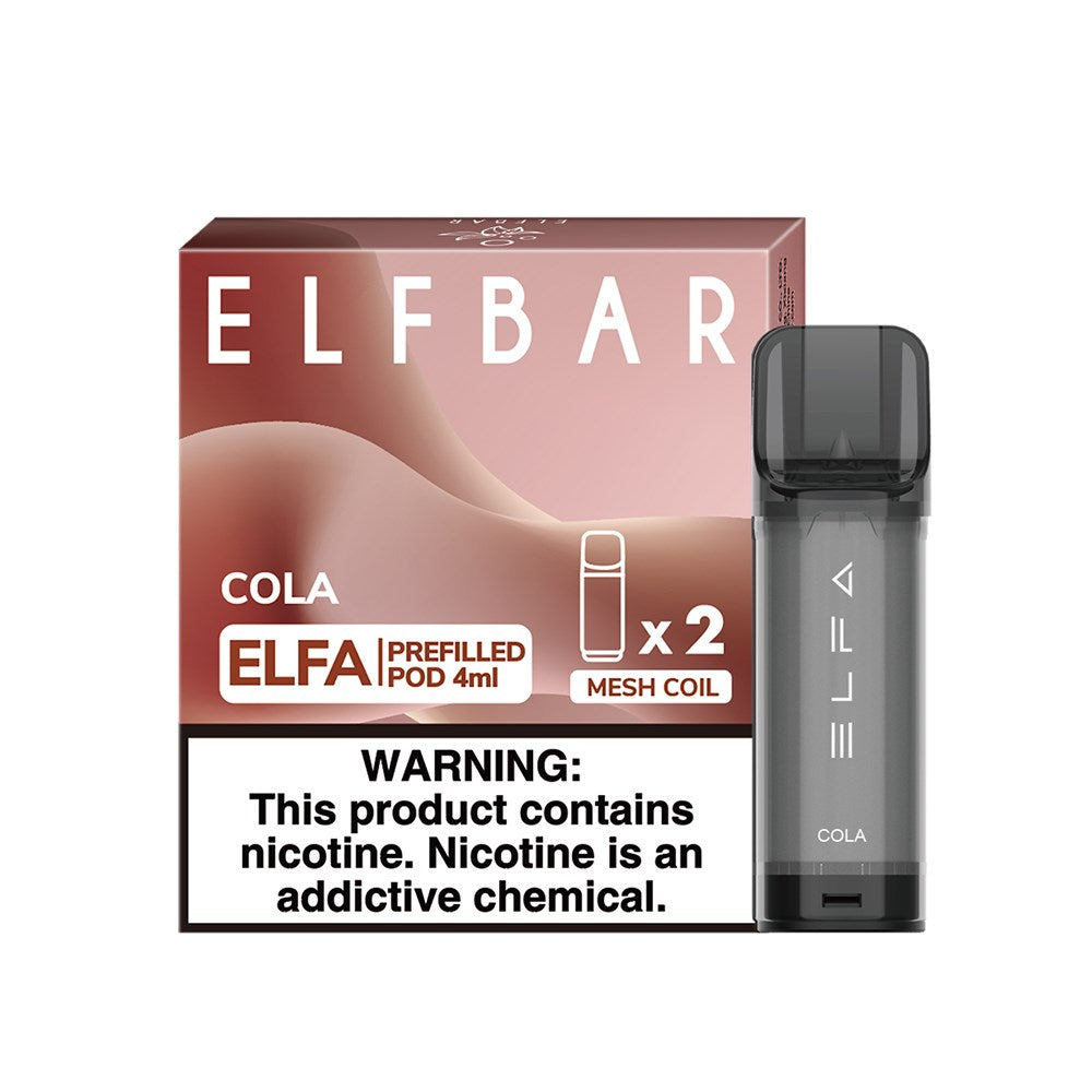 ELFBAR ELFA Prefilled Pod 1500 Puff Mesh Coil (30MG)(2 Pack) RRP-$10.00